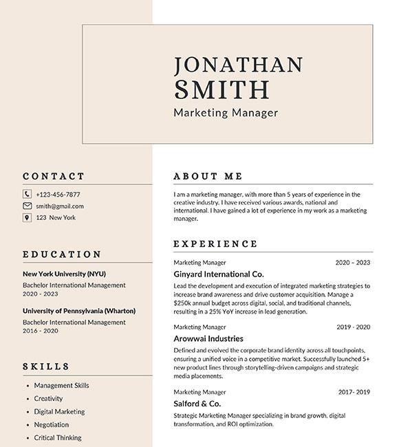 CV